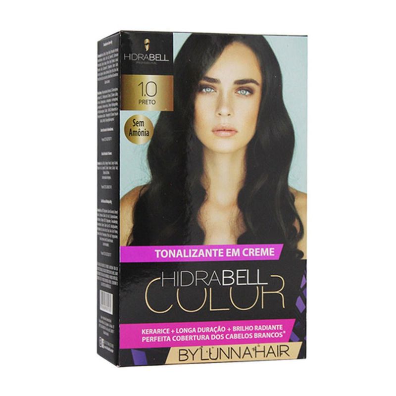 Tonalizante-Em-Creme-Color-1.0-Preto-By-Lunna-Hair-Hidrabell-140g
