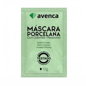 Sache Mascara Facial Porcelana Avenca 10g