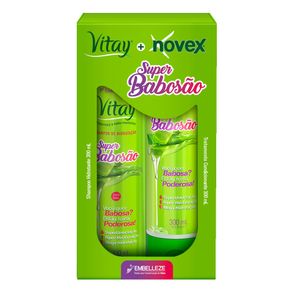 Kit Novex Vitay Super Babosão Shampoo E Condicionador 300ml