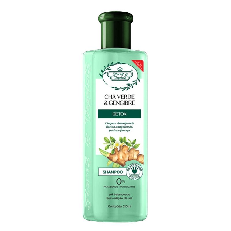 Shampoo-Cha-Verde---Gengibre-Detox-Flores---Vegetais-300ml