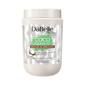 Máscara Capilar De Hidratação Coco Poderoso Dabelle 800g