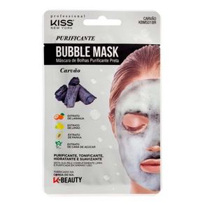 Bubble Mask Carvão Kiss Ny Mascara De Bolhas Purificante Preta