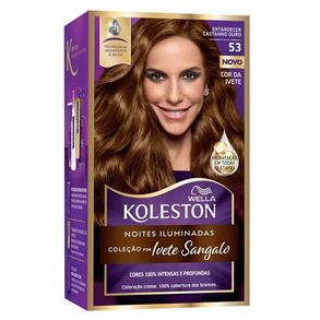 Coloração 53 Entardecer Castanho Ouro Koleston Noites Iluminadas Por Ivete Sangalo