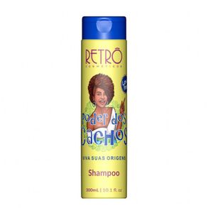 Shampoo Poder Dos Cachos Retrô Cosméticos 300ml