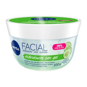 Gel Hidratante Facial Com Acido Hialuronico E Pepino Nivea 100g
