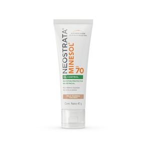 Protetor Solar Facial Fps70 Pele Morena Minesol Neostrata Com Cor 40g