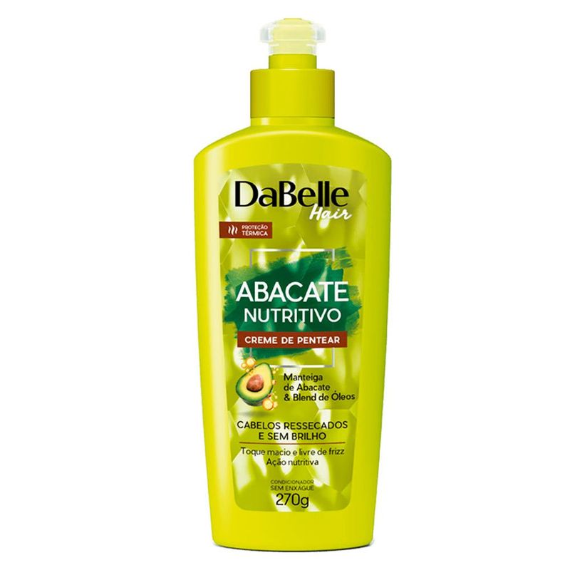 Creme-Para-Pentear-Abacate-Nutritivo-Dabelle-270g