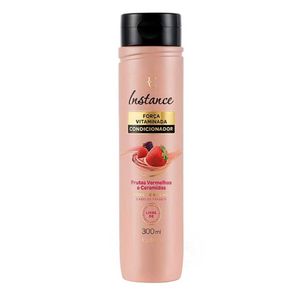 Condicionador Instance Força Vitaminada Frutas Vermelhas E Ceramidas Eudora 300ml