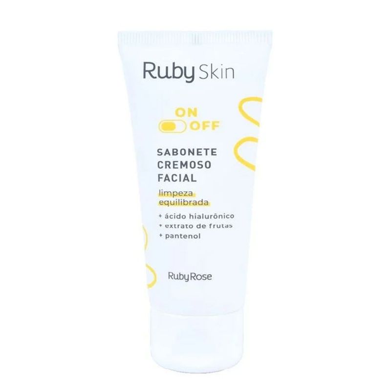 Sabonete-Cremoso-Facial-Ruby-Skin-On-Off-Ruby-Rose
