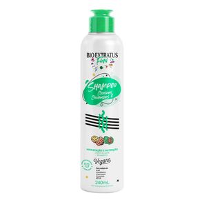 Shampoo Fun Crespos E Cacheados Hidratação E Nutrição Bio Extratus 240ml