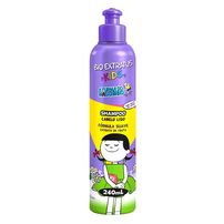 Shampoo Kids A Turma Do Maluquinho Cabelo Liso Bio Extratus 240ml