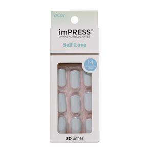 Unhas Postiças Autocolantes Impress Self Love Tbt Média Kiss New York