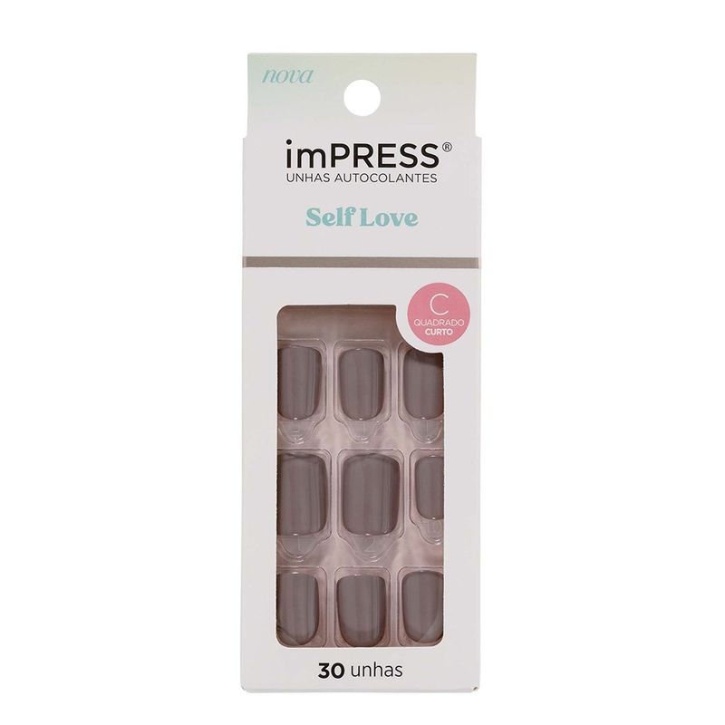Unhas-Posticas-Autocolantes-Impress-Self-Love-Extra-Curta-Kiss-New-York