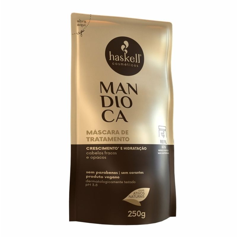 Refil-Mascara-Capilar-Mandioca-Haskell-250g