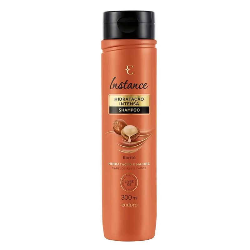 Shampoo-Instance-Hidratacao-Intensa-Karite-Eudora-300ml
