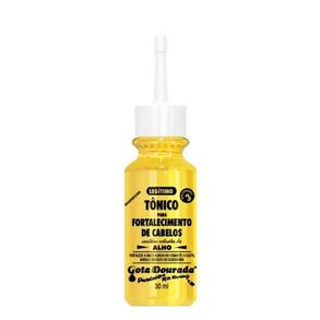 Tônico De Alho Para Fortalecimento De Cabelos Gota Dourada 30ml