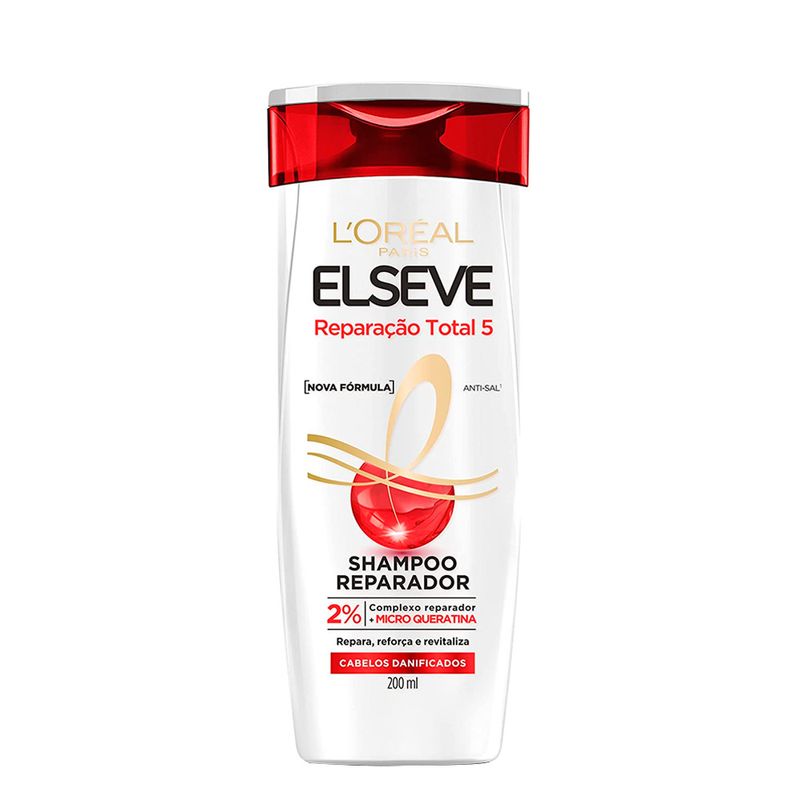 Shampoo-Reparador-Reparacao-Total-5-Elseve-L’Oreal-Paris-200ml