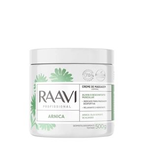 Creme De Massagem Corporal Arnica Raavi 500g