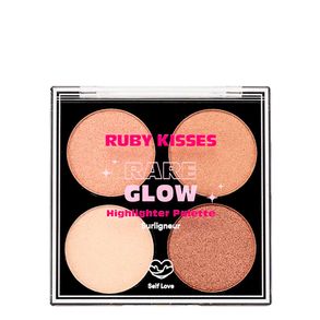Paleta De Iluminador Rare Glow Ruby Kisses