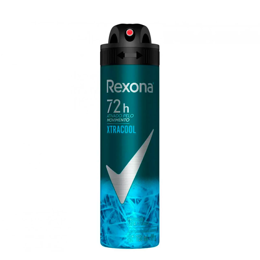 Antitranspirante Aerosol Xtracool Rexona Masculino 150ml - Danny Cosmeticos