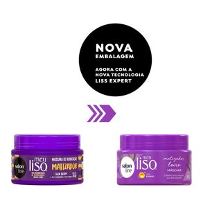 Máscara Matizadora Meu Liso Loiro Salon Line 300g