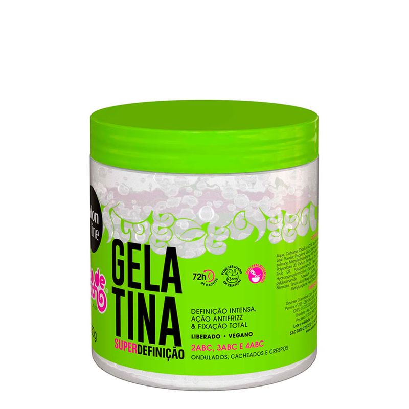 Gelatina Capilar #Todecacho Super Definição Salon Line 550g - Danny ...