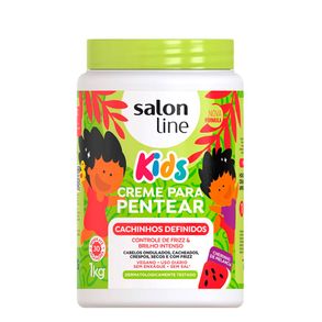 Creme Para Pentear Kids Cachinhos Definidos Salon Line 1kg
