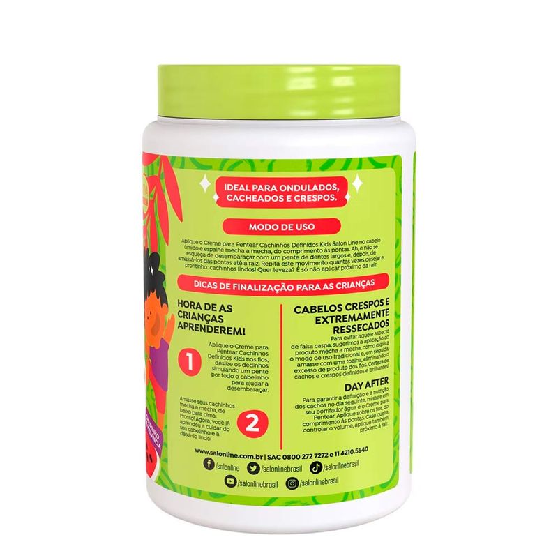 Creme-Para-Pentear-Kids-Cachinhos-Definidos-Salon-Line-1kg