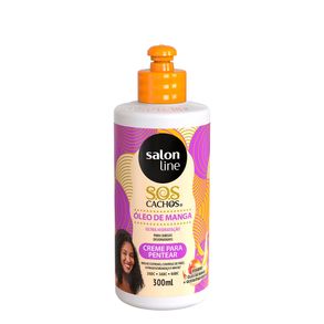 Creme Para Pentear S.O.S Cachos Óleo De Manga Salon Line 300ml