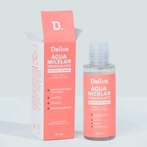 Agua Micelar Demaquilante Com Agua De Maçã Dailus 120ml