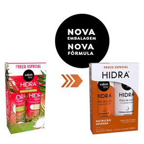 Kit Hidra Nutrição Intensa Salon Line Shampoo + Condicionador 300ml