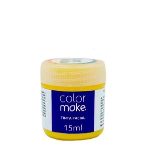 Tinta Líquida Facial Amarelo Colormake 15ml