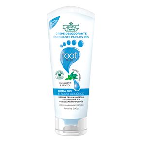 Creme Desodorante Esfoliante Para Os Pés Foot Relax Flores & Vegetais 200g