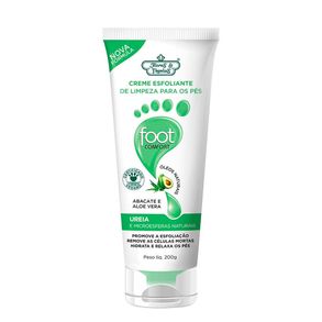 Creme Esfoliante De Limpeza Para Os Pés Foot Comfort Flores & Vegetais 200g