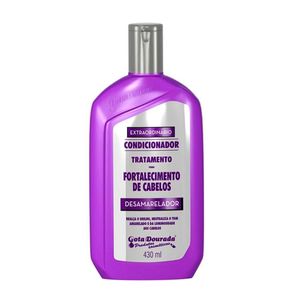 Condicionador Desamarelador Para Fortalecimento De Cabelos Gota Dourada 430ml
