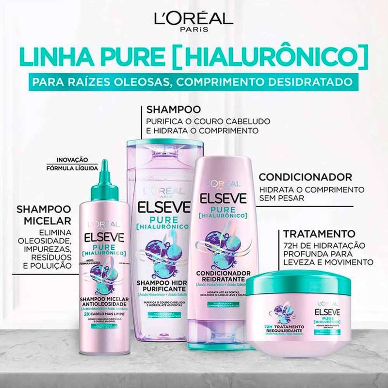 Condicionador-Hidra-Purificante-Pure-Hialuronico-Elseve-L’Oreal-Paris-400ml