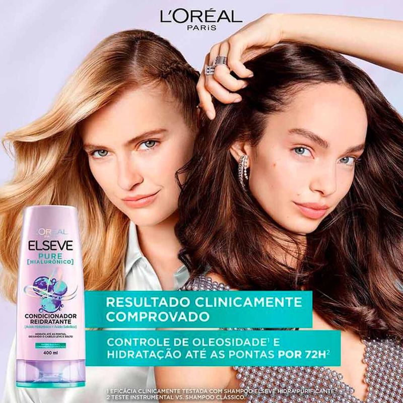 Condicionador-Hidra-Purificante-Pure-Hialuronico-Elseve-L’Oreal-Paris-400ml