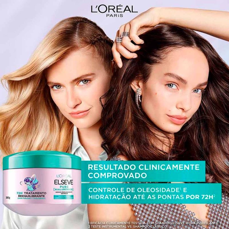 Mascara-Capilar-Hidra-Purificante-Pure-Hialuronico-Elseve-L’Oreal-Paris-300g