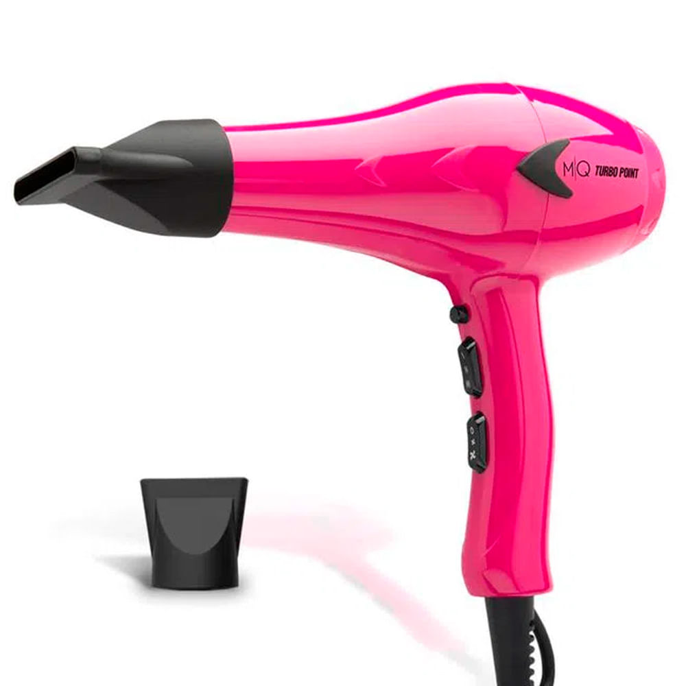 Secador De Cabelo Turbo Point Pink 2000w Mq 127v - Danny Cosmeticos