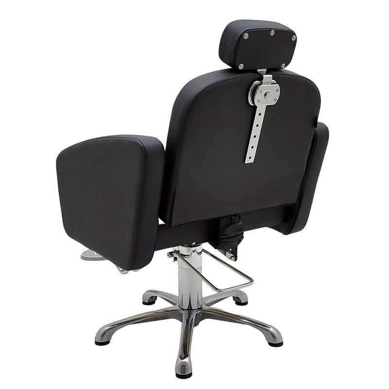 Poltrona-Atena-Reclinavel-Base-Pentape-Em-Aluminio-Polido-Terra-Santa