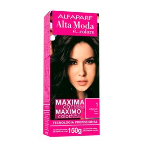Coloração Creme Alta Moda 1 Preto Alfaparf 150g