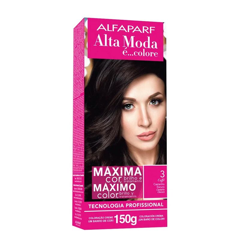 Coloracao-Creme-Alta-Moda-3-Castanho-Escuro-Alfaparf-150g