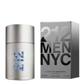 212 Men Nyc Carolina Herrera Eau De Toilette Masculino 50ml