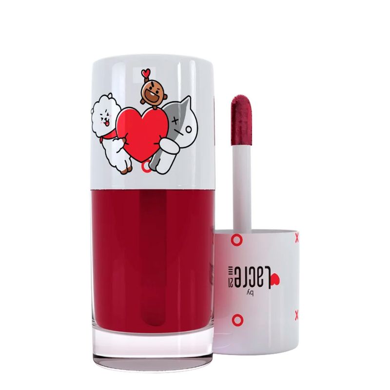 Lip-Tint-Bt21-Heart-Funny-Tint-Lacre21-10ml
