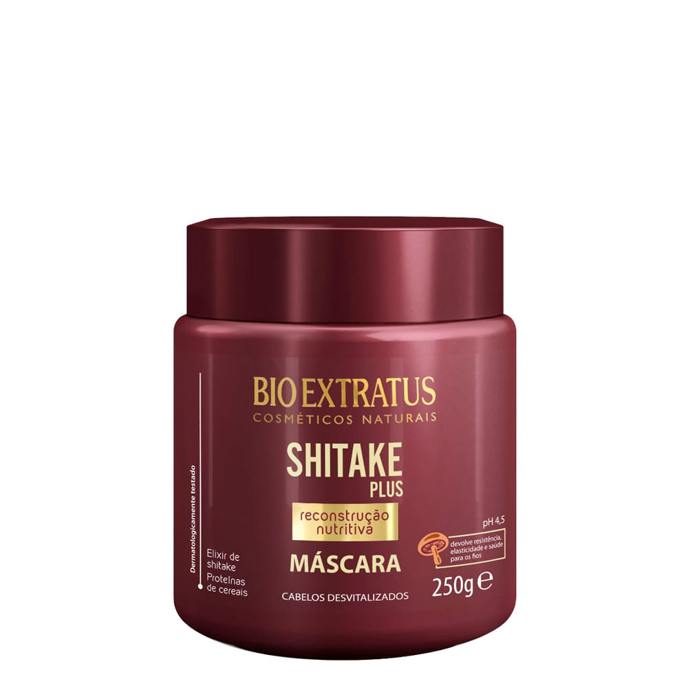 Máscara Capilar Shitake Plus Bio Extratus 250g - Danny Cosmeticos