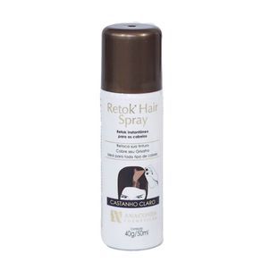 Retok Instantâneo Para Os Cabelos Castanho Claro Anaconda 40g