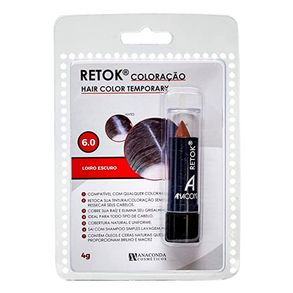 Retok Para Cabelos 6.0 Loiro Escuro Anaconda 3g