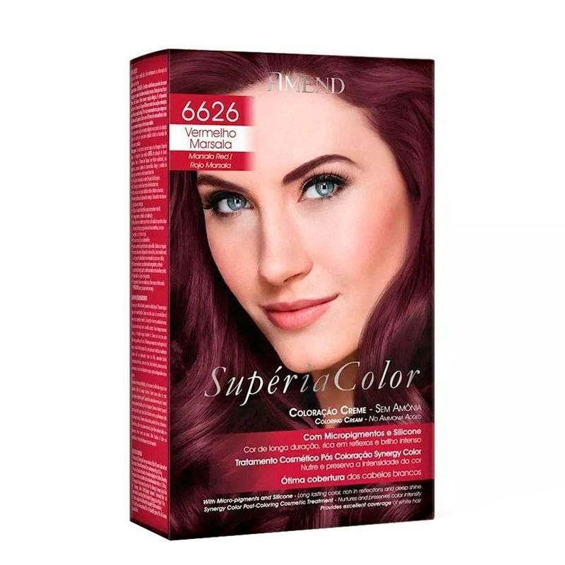 Kit-Tonalizante-Superia-Color-6626-Vermelho-Marsala-Amend