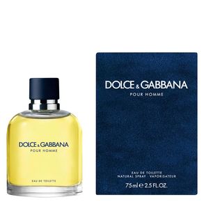 Pour Homme Dolce & Gabbana Eau De Toilette Masculino 75ml