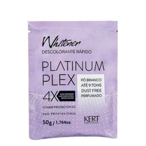 Pó Descolorante Branco Whitener Platinum Plex 4x Kert 50g